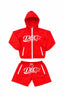 Trap boy red tracksuit